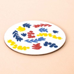 dessous de verre fleurs