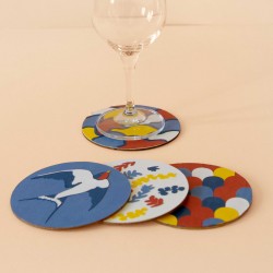 lot de 4 dessous de verre