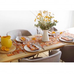chemin de table orange collection Mon Toit