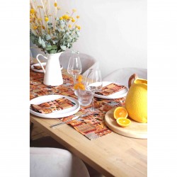 chemin de table orange collection Mon Toit