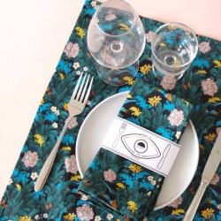 lot de deux serviettes de table