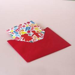 Carte de voeux avec enveloppe Alsace Pop