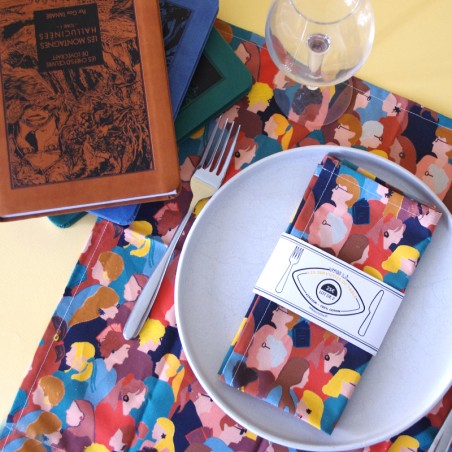 SERVIETTES DE TABLE - lot de 2 - Femmes
